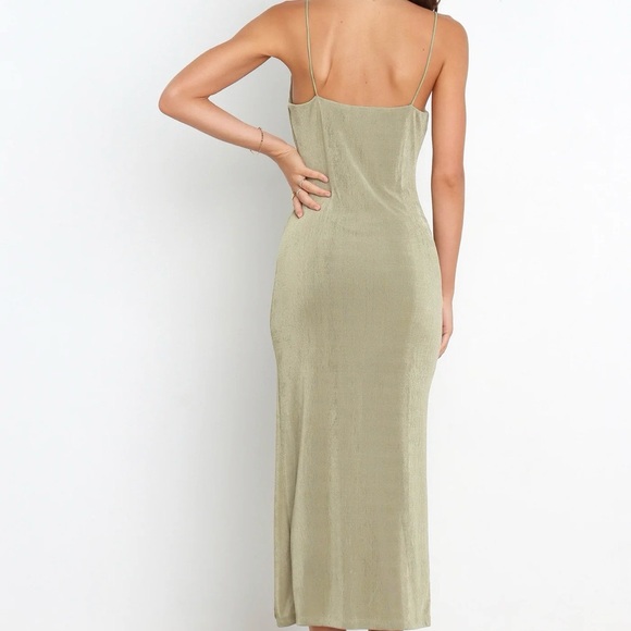 NWT Petal & Pup Sage Green Midi Dress - Picture 2 of 6